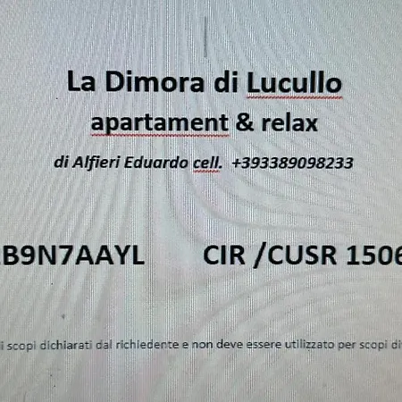 La Dimora Di Lucullo Appartament & Relax * Baia (Naples)